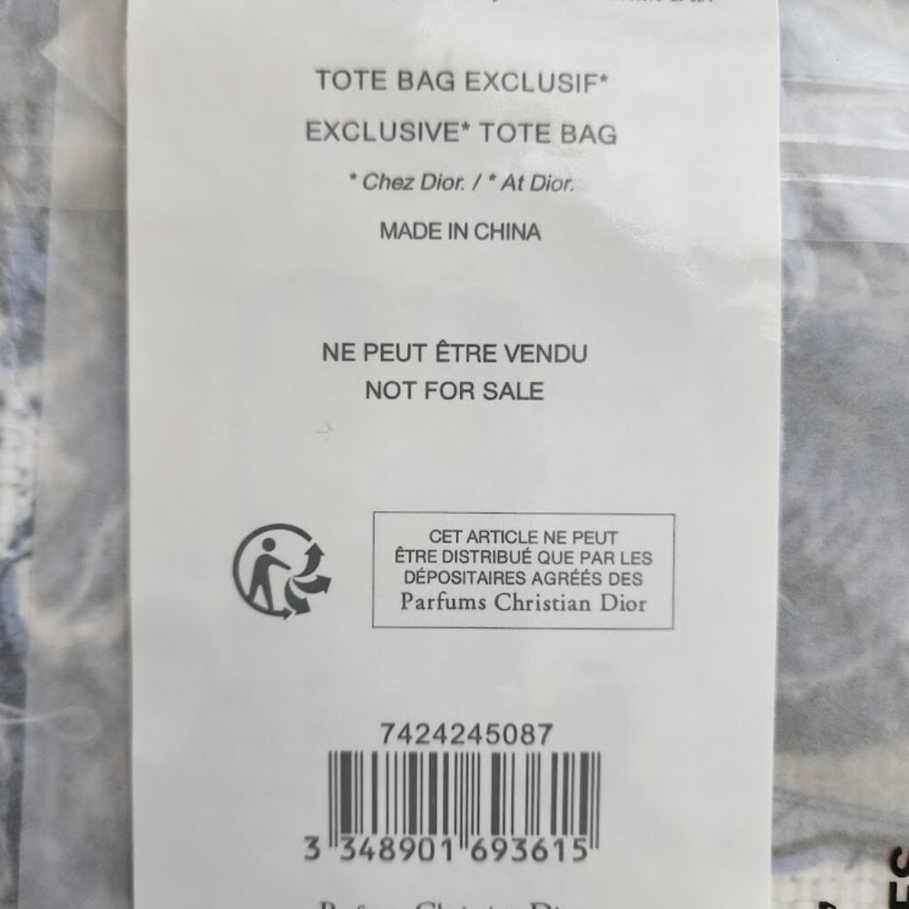 Dior Platinum Gift Tote Bag - Picture 4 of 5